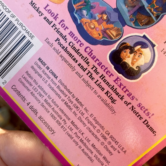 1996 Aladdin / Mickey & Friends Polly pocket - Picture 4 of 5